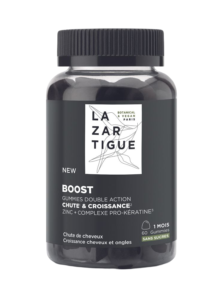 Lazartigue Boost 60 Gummies Complément Alimentaire Croissance Cheveux